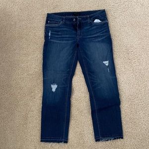 WHBM slim crop Jean size 8